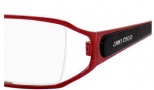 Jimmy Choo 27 Eyeglasses Eyeglasses - 0N0Y Red / Red Black 