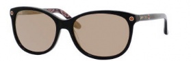 Jimmy Choo Lily/S Sunglasses Sunglasses - 0WUE Black (VP Gold Mirror Lens)