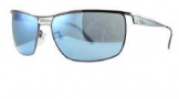 Police S8516 Sunglasses Sunglasses - K53 Gunmetal / Solid Blue Flash Lens