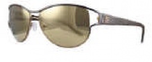 Givenchy SGV356 Sunglasses Sunglasses - 162X Brown / Gold Flash Lens