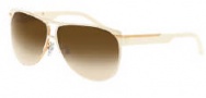 Givenchy SGV357 Sunglasses Sunglasses - 33M Gold - Cream / Gradient Brown Lens