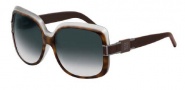 Givenchy SGV691 Sunglasses Sunglasses - U81 Transparent Havana / Gradient Green Lens
