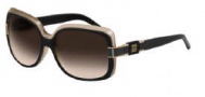 Givenchy SGV691 Sunglasses Sunglasses - D22S Black - Cream / Gradient Brown Lens