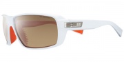 Nike Mute EV0608 Sunglasses Sunglasses - EV0608-102 White / Mandarin / Brown Lens