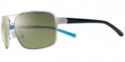 Nike Axon EV0607 Sunglasses Sunglasses - EV0607-072 Chrome / Team Royal / Green Lens