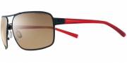 Nike Axon EV0607 Sunglasses Sunglasses - EV0607-062 Matte Black / Crystal Red / Brown Lens