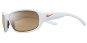 Nike Defiant EV0531 Sunglasses Sunglasses - EV0531-103 White / Brown Lens