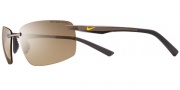 Nike Avid Rimless EV0567 Sunglasses Sunglasses - EV0567-203 Walnut / Brown Lens