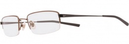 Nike 4192 Eyeglasses Eyeglasses - 215 Walnut / Black Chrome