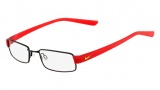 Nike 8061 Eyeglasses Eyeglasses - 010 Matte Black / Red