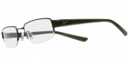 Nike 8062 Eyeglasses Eyeglasses - 028 Black Chrome / Dark Green 