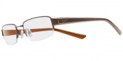 Nike 8062 Eyeglasses Eyeglasses - 044 Matte Dark Gunmetal / Translucent Orange 