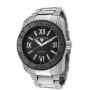 Swiss Legend Commander 3H Bracelet Watch 10059 Watches - 11-BB Black Face / Black Dial / Silver Bracelet