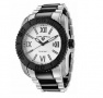 Swiss Legend SB Commander 3H Bracelet Watch 10059  Watches - SB-22 White Face / Silver & Black Bracelet