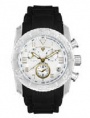 Swiss Legend Commander Rubber Watch 20065 Watches - 22-GN White Face / Gold Dial / Black Band