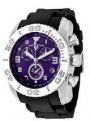 Swiss Legend Commander Rubber Buckle Watch 20065 Watches - 011B Purple Face / Black Band