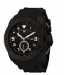 Swiss Legend Commander Rubber Black IP Watch 20065 Watches - BB-01-SA Black Face / White Dial
