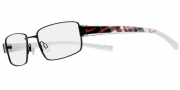 Nike 8075 Eyeglasses  Eyeglasses - 026 Satin Black / Metallic Grey 