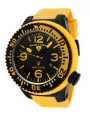 Swiss Legend Neptune Pilot Black IP Watch 21818 Watches - 21818P-BB-01-YBL Yellow Dial / Yellow Band