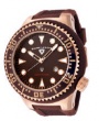 Swiss Legend Neptune Diver Rose IP Watch 21818 Watches - 21848D-RG-04 Brown Crown / Brown Band