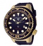 Swiss Legend Neptune Diver Yellow IP Watch 21818 Watches - 21818D-YG-03 Blue Face / Blue Band