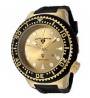 Swiss Legend Neptune Diver Yellow IP Watch 21818 Watches - 21818D-YG-07 Yellow Face / Black Band 