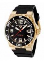 Swiss Legend Expedition Watch 10008-BB Watches - TG-01-BB Black Face / Yellow Gold Crown / Black Band