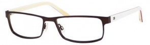 Tommy Hilfiger 1127 Eyeglasses Eyeglasses - 04XX Semi Matte Brown / White Yellow