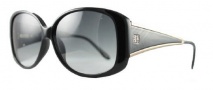 Givenchy SGV720 Sunglasses Sunglasses - 700X Shiny Black with Matte Effect Pattern / Gradient Smoke Lens