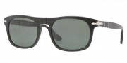 Persol PO3018S Sunglasses  Sunglasses - 95/31 Black / Crystal Green