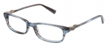 Modo 6004 Eyeglasses Eyeglasses - Blue Grey Stripe 