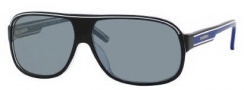 Carrera X-cede 7005/S Sunglasses Sunglasses - T5CP Black Crystal Blue / RT Gray Flash Polarized Lens