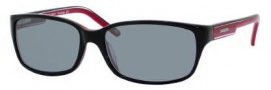 Carrera X-cede 7006/S Sunglasses Sunglasses - T2CP Black Red / RT Gray Flash Polarized Lens
