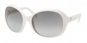 Prada PR 04OS Sunglasses Sunglasses - 7S33M1 Ivory / Gray Gradient