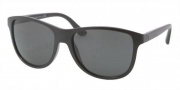 Prada PR 06OS Sunglasses Sunglasses - 1BO1A1 Matte Black / Gray