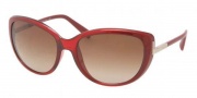 Prada PR 07OS Sunglasses Sunglasses - IAE1Z1 Ruby Transparent Gradient / Ruby Opal Brown Gradient