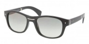 Prada PR 14OS Sunglasses Sunglasses - 1AB0B1 Black Crystal / Gray Gradient