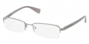 Prada PR 57OV Eyeglasses Eyeglasses - 7CQ1O1 Gunmetal Demi Shiny