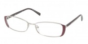 Prada PR 58OV Eyeglasses Eyeglasses - GAA1O1 Gunmetal Bordeaux
