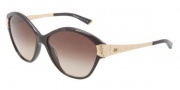 Dolce & Gabbana DG4130 Sunglasses Sunglasses - 196513 Brown Marble / Brown Gradient 