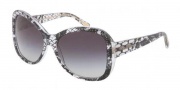 Dolce & Gabbana DG4132 Sunglasses Sunglasses - 19018G Black Lace / Gray Gradient