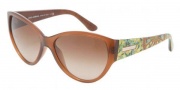 Dolce & Gabbana DG6064 Sunglasses Sunglasses - 250913 Brown Transparent / Brown Gradient