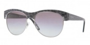 Versace VE4222 Sunglasses Sunglasses - 957/11 Black Web Silver / Gray Gradient