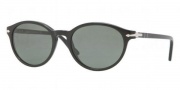 Persol PO3015S Sunglasses Sunglasses - 95/31 Black / Crystal Green