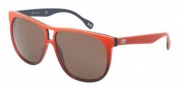 D&G DD3076 Sunglasses Sunglasses - 197073 Orange Gradient on Blue / Brown