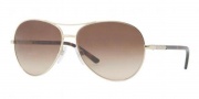 Burberry BE3053 Sunglasses Sunglasses - 100213 Light Gold / Brown Gradient