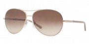 Burberry BE3053 Sunglasses Sunglasses - 112913 Rose Gold / Brown Gradient