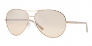 Burberry BE3053 Sunglasses Sunglasses - 11293D Rose Gold / Beige Mirror Silver Gradient