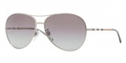 Burberry BE3056 Sunglasses Sunglasses - 100611 Gray / Gray Gradient