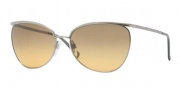 Burberry BE3059 Sunglasses Sunglasses - 100318 Gunmetal / Green Yellow Gradient 